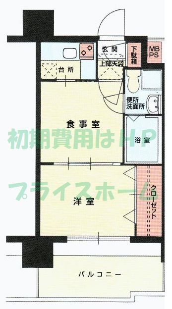 エステートモア・警固本通りの間取り写真