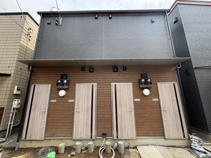 建物外観　建築中
