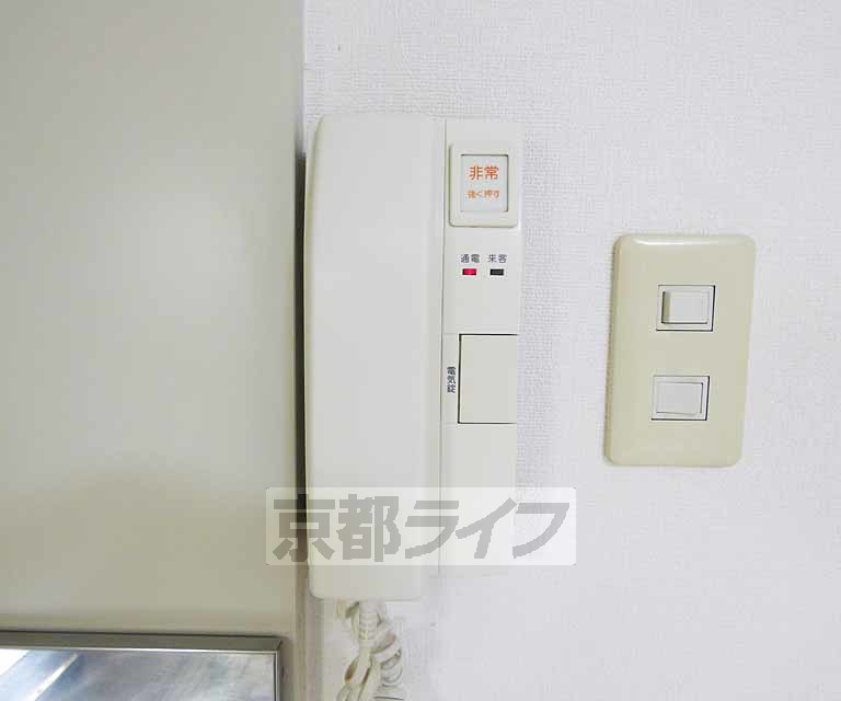 セキュリティ　来客時も安心です。