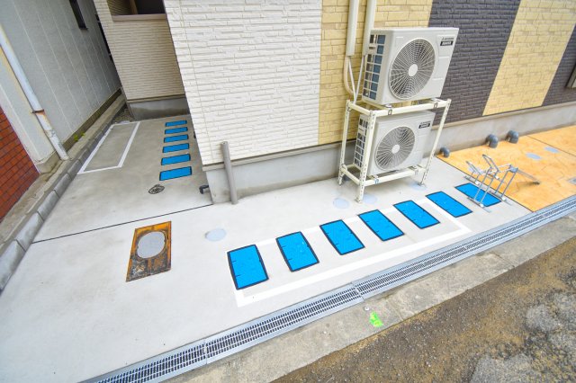 その他共有部分　自転車はこちらに置けます