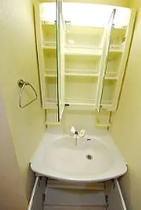 洗面設備　写真は同タイプ住居です。