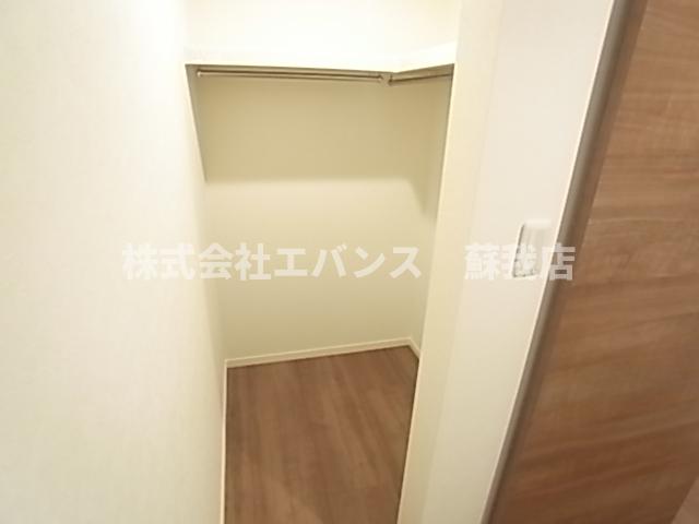 収納　たっぷりとした収納スペースです