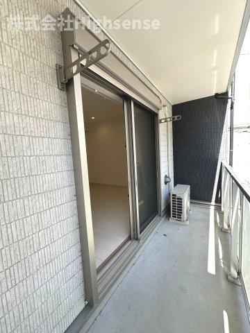 バルコニー　落ち着いた時間を過ごせるバルコニーです