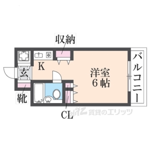 パシフィック南武庫之荘の間取り写真