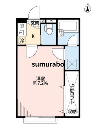 都営新宿線 船堀駅 徒歩14分 2階建 築18年の間取り写真
