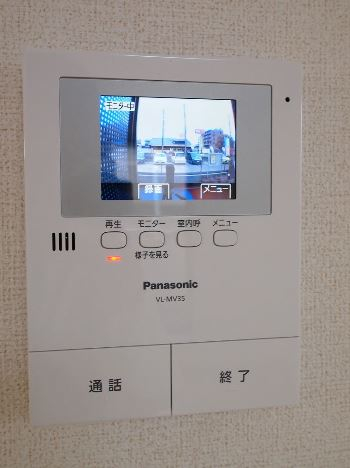 セキュリティ　ＴＶモニターホン付きです