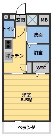 クレド桜橋の間取り写真