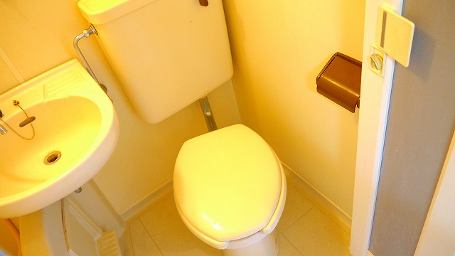 近鉄橿原線 近鉄郡山駅 徒歩7分 5階建 築38年のトイレ写真