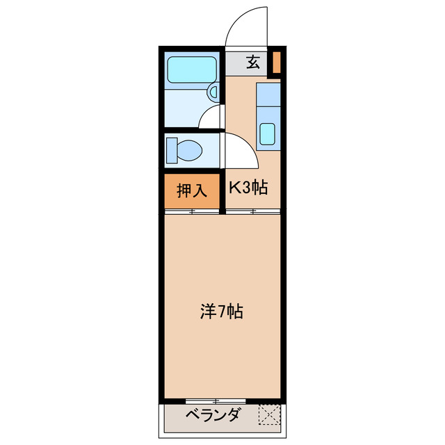シティ21の間取り写真