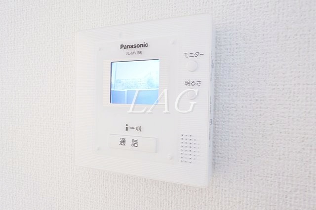 セキュリティ　モニター付きインターフォンです。