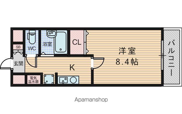 阪急宝塚線 曽根駅 徒歩1分 5階建 築25年の間取り写真