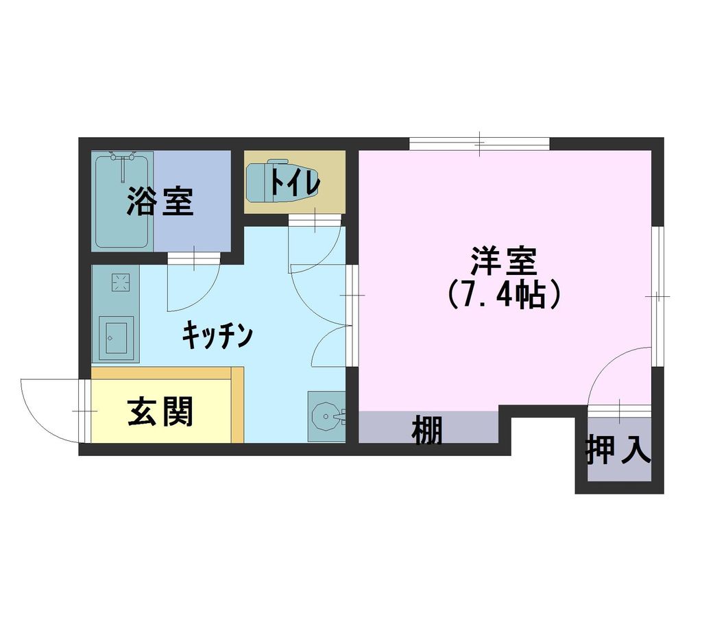 大生アパートの間取り写真