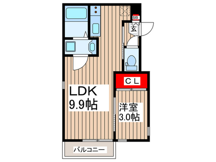 リュミエ越谷本町の間取り写真