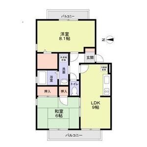地下鉄谷町線 八尾南駅 徒歩22分 2階建 築28年の間取り写真