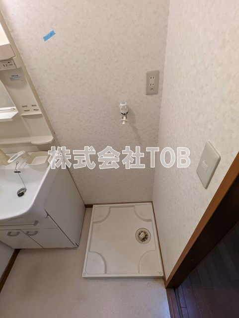 洗面設備　※クリーニング中の写真
