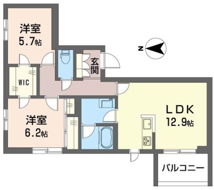 ヒルトップ深沢の間取り写真