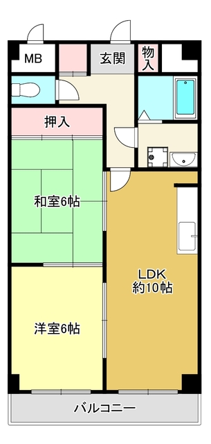 ディオサC.Sの間取り写真