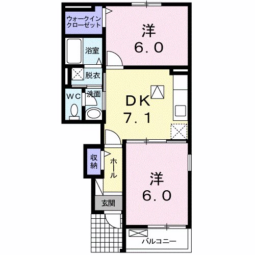 プリンセッサGの間取り写真
