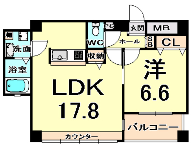 プロスペリテの間取り写真