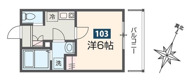 アース所沢の間取り写真