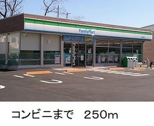 コンビニ　ファミリーマート（コンビニ）まで250m