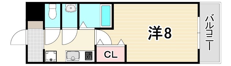 リヴィアス神戸SOLEILの間取り写真