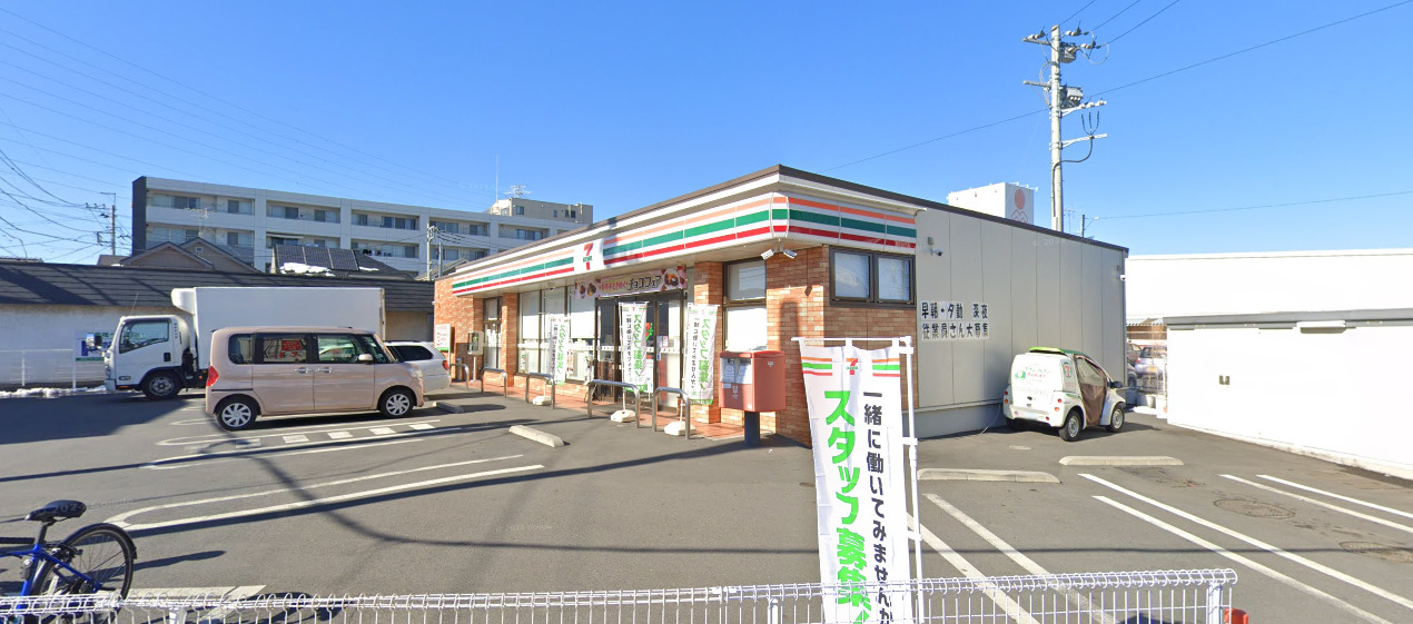 コンビニ　セブンイレブン豊春駅前店（コンビニ）まで605m