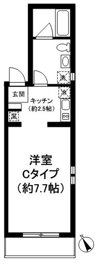 マイソンデ駒沢の間取り写真