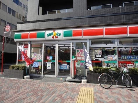 コンビニ　サンクス月島3丁目店（コンビニ）まで102m