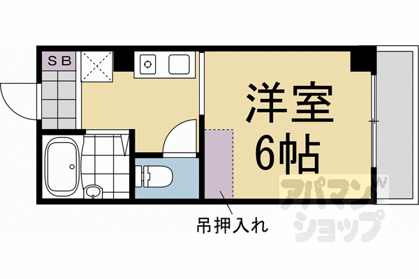 サーシャ西陣の間取り写真