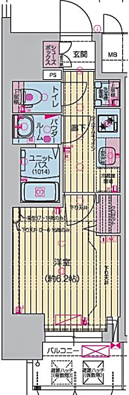 プレサンスTHE大須観音の間取り写真