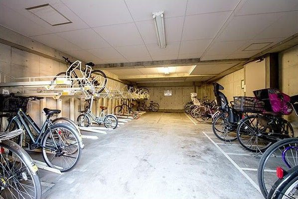 駐車場　駐輪場です