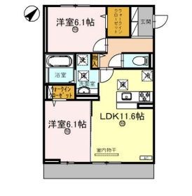 ラ グリシーヌ青山の間取り写真