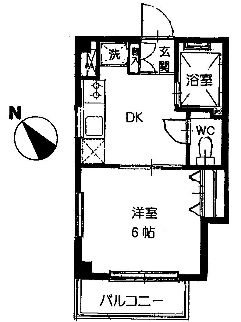 ロワール新山下アネックスの間取り