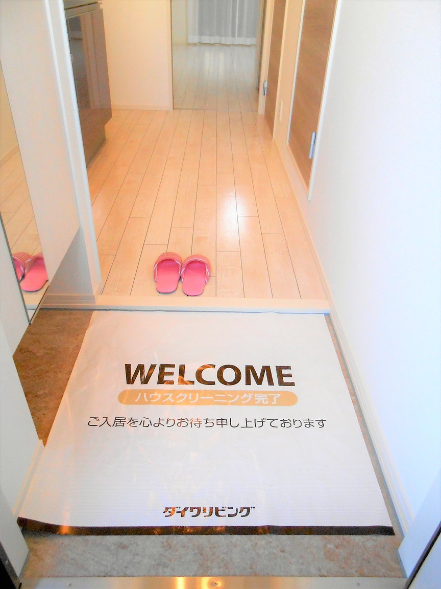 玄関　シューズボックス付き玄関です。