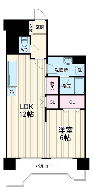 シャンボール日比野の間取り