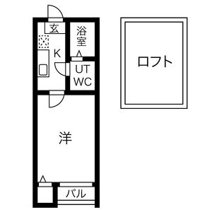 カーサ・ルチア千種Aの間取り