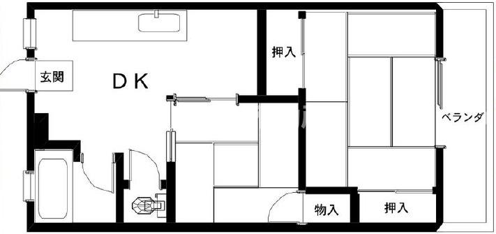 住吉苑の間取り