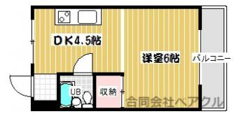 シャトレ森田の間取り