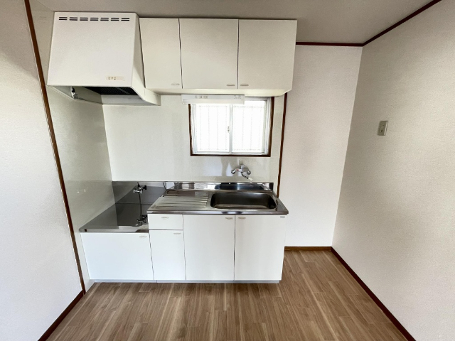 キッチン　都市ガスコンロ設置可能