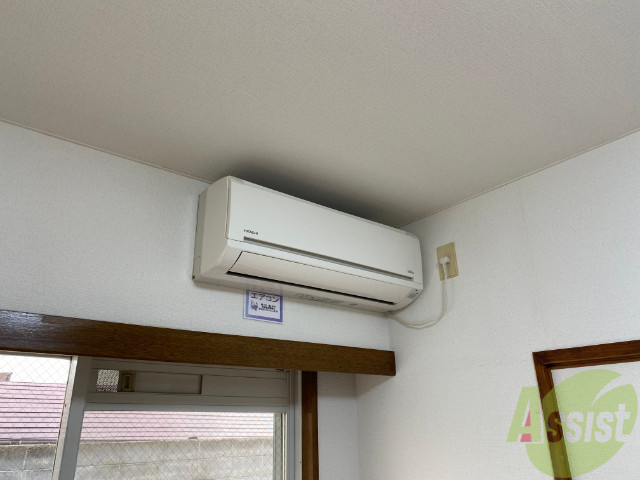 その他設備　エアコンがあれば暑い日が続いても快適に過ごせますね。