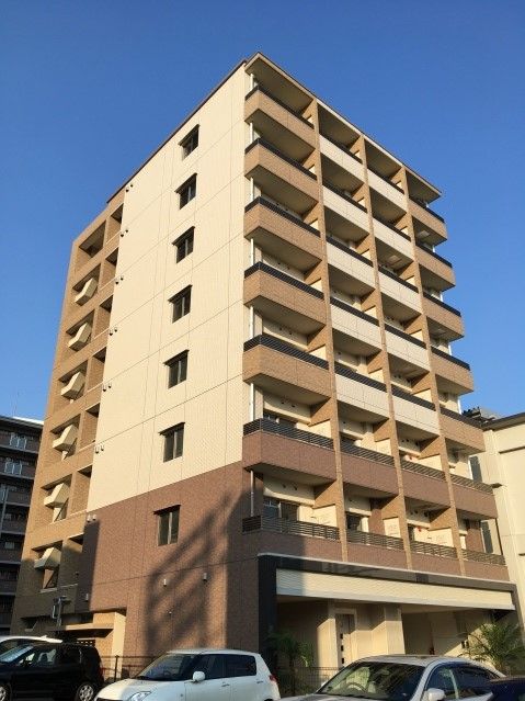 福岡市博多区豊のマンションの建物外観