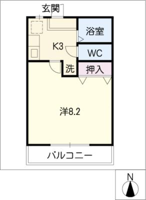 クラーラナカネの間取り