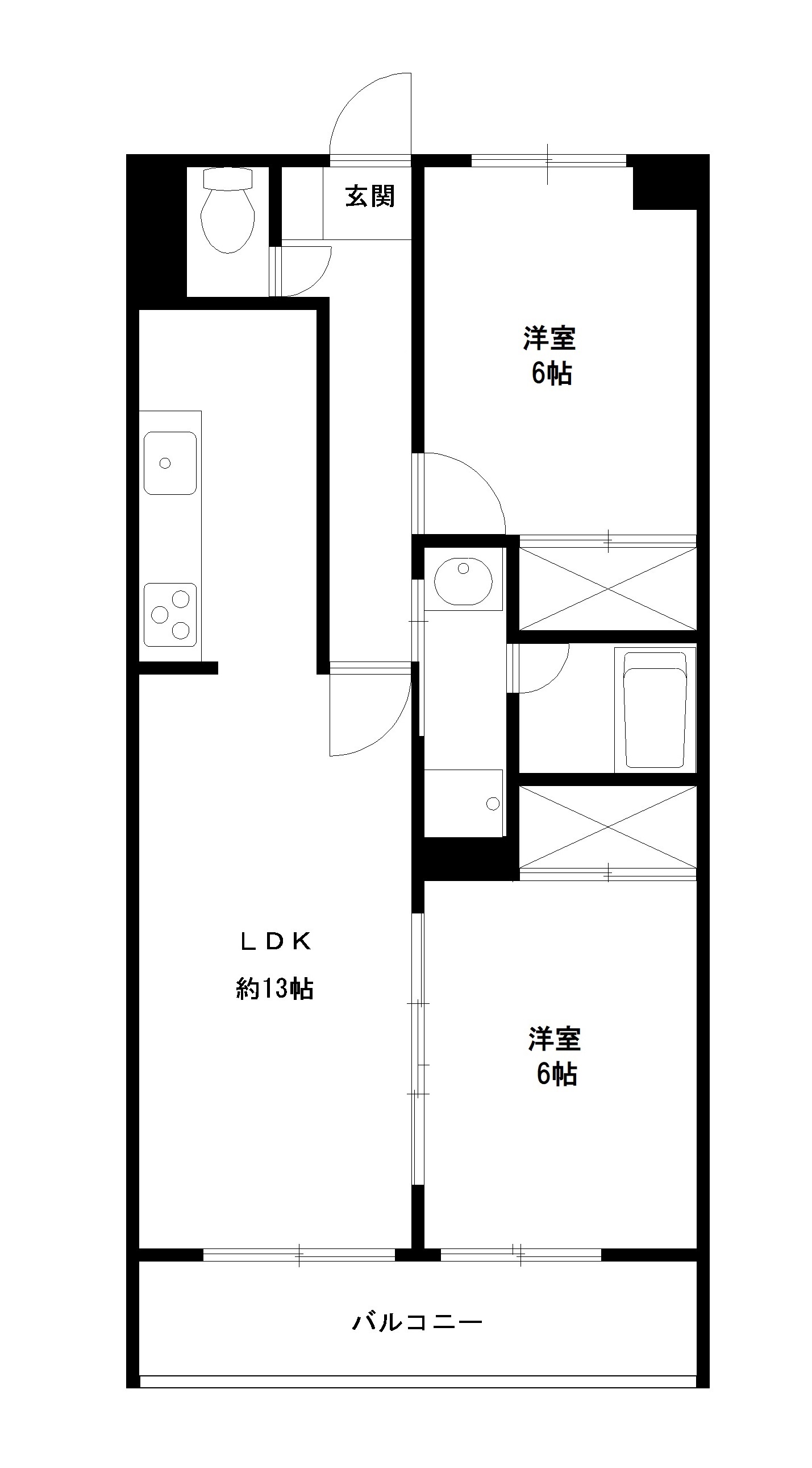 ロイヤルヒルズ老野森の間取り