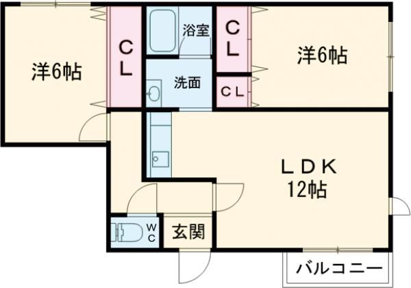 ビューハイツヒロの間取り