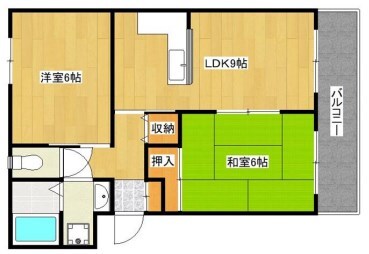 コンフォート英賀保の間取り