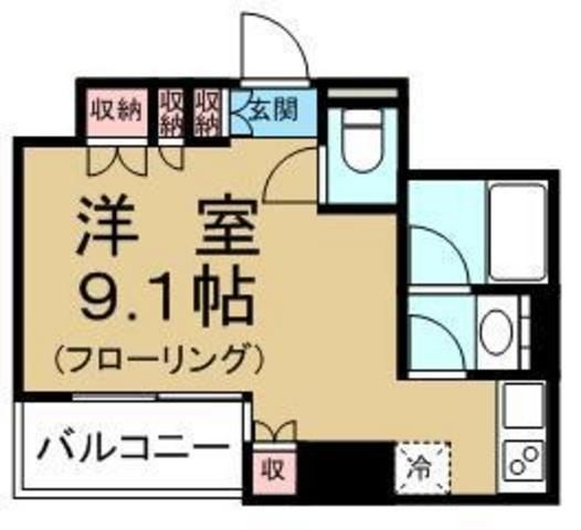 豊島区南池袋のマンションの間取り