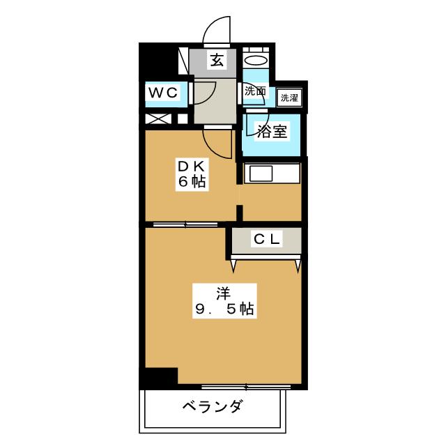 【ディアコート白川の間取り】