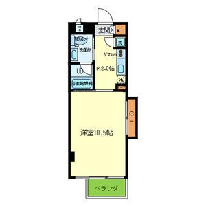 堺市堺区出島海岸通のマンションの間取り