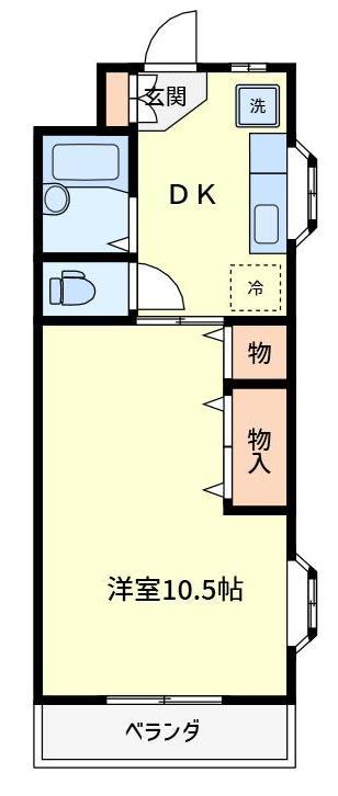 飯田マンションの間取り